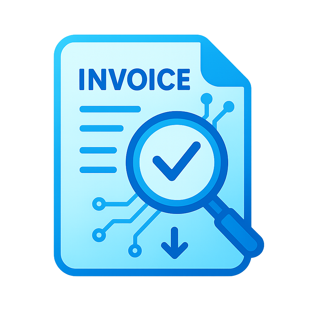 Invoice Classifier AI - Logo για ταξινομητή τιμολογίων με τεχνητή νοημοσύνη